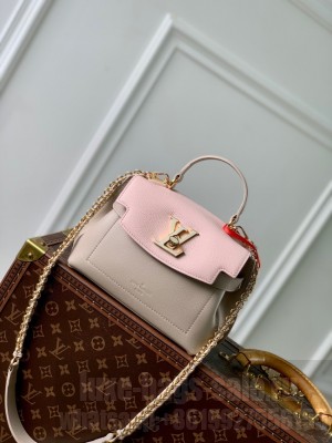 Louis Vuitton LOCKME EVER BB M23442 gray&pink