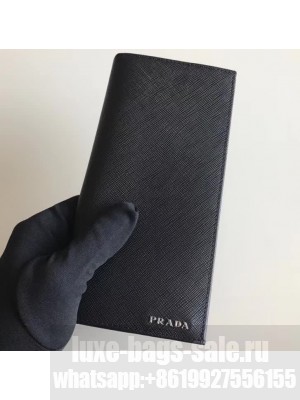 Prada Leather Men's Document Holder Wallet 2MV836 2M0836 06