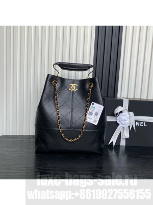 CHANEL Shopping Bag AS5636 Black