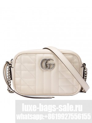 Gucci GG Marmont Mini Shoulder Bag 634936 Cream