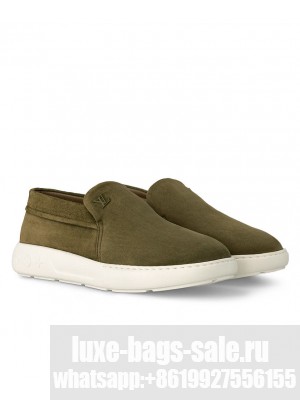 Louis Vuitton Men's LV Pacific Loafer 1ACFAZ Dark Green