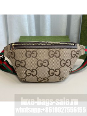GUCCI GG Jumbo Fanny Belt Bag 696031 Brown