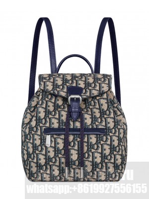 Christian Dior Kids' Backpack Dark Blue