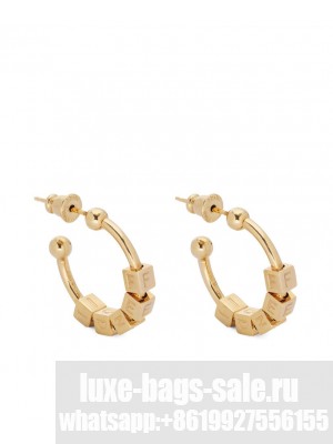 Fendi Women's Fendigraphy Earrings 8AH770 Golden