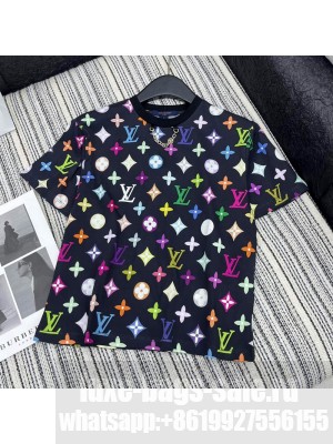 Louis Vuitton T-Shirt Black/Multicolor 2024 1219 
