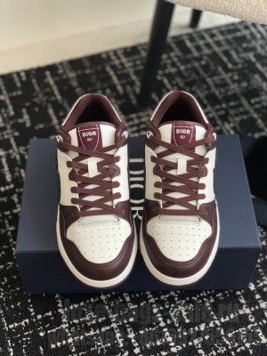 Christian Dior Unisex B57 Sneaker 2024 Brown/White 02