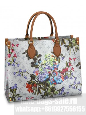 Louis Vuitton Onthego MM M21233 Silver Gray