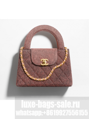 Chanel MINI SHOPPING BAG AS4416 Orange & Black