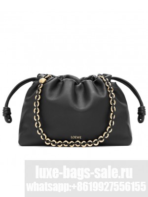 Loewe Flamenco Purse Bag In Mellow Nappa Lambskin Black