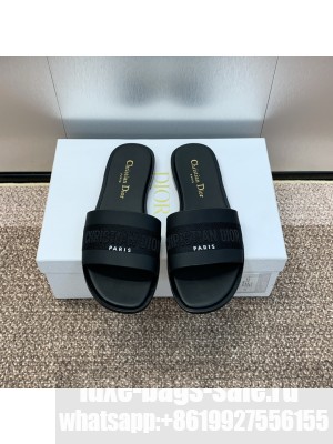 Christian Dior Women's Dway Slide Black