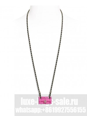 Chanel Women's Long Necklace ABA003 Pink