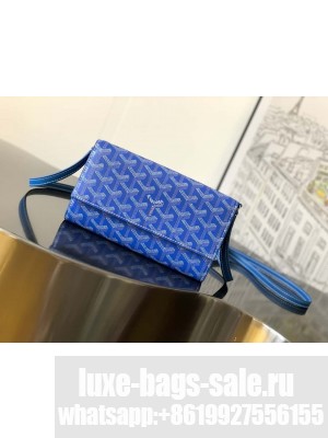 Goyard Varenne Continental Wallet Blue