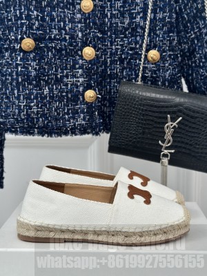 LES ESPADRILLES CELINE IN TWEED & CALFSKIN 