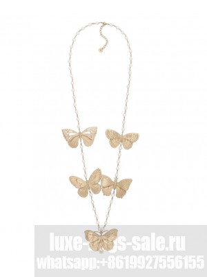 Christian Dior Women's Metamorphose Long Necklace Golden