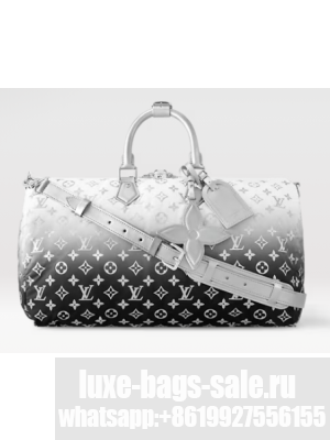 Louis Vuitton Keepall Bandouliere 45 M12067 Frost Gradient Silver
