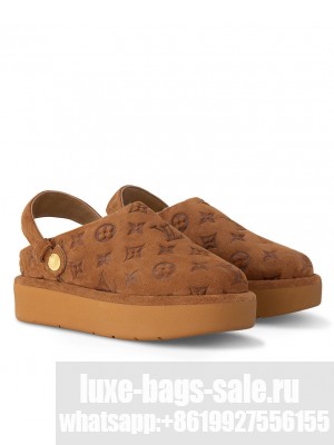 Louis Vuitton Women's Aspen Platform Clog 1CHWK Coffee