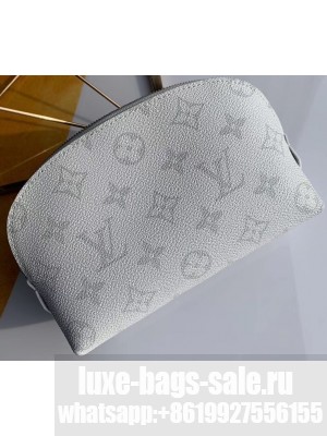 Louis Vuitton Cosmetic Pouch PM Bag Monogram White