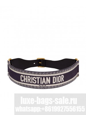Christian Dior Belt B0001 Dark Blue