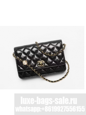 Chanel WALLET ON CHAIN AP4282 Black
