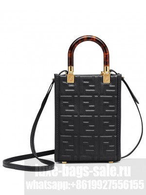 Fendi Mini Sunshine Shopper 8BS051 Black
