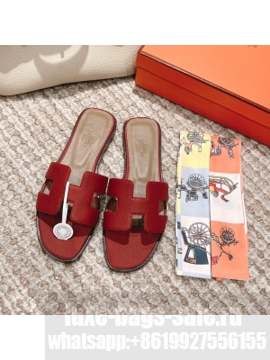 Hermes Oran Flat Slide Sandals 2023 Collection 064