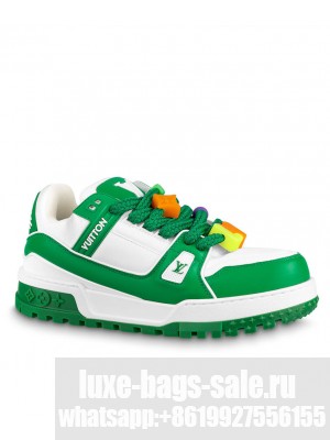 Louis Vuitton Unisex LV Trainer Maxi Sneaker Green