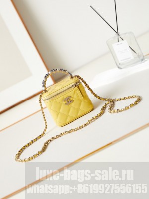 CHANEL NANO CLUTCH WITH CHAIN AS3965 YELLOW