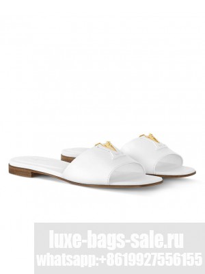 Louis Vuitton Women's LV Capri Flat Mule White