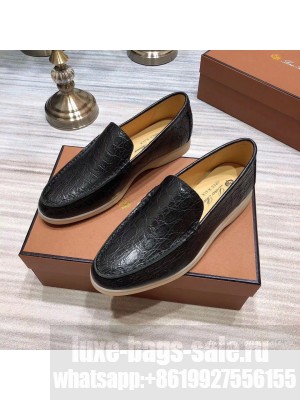 Loro Piana Summer Walk Suede Calf Skin