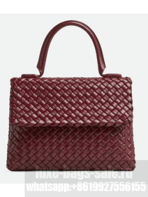 Bottega Veneta Patti Shoulder Bag 776783 Cherry