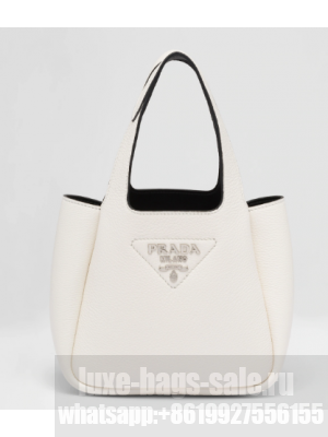 Prada Leather handbag 1BA349 white