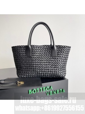 Bottega Veneta Small Cabat 730297 black