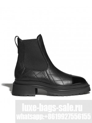 Chanel Women's Short Boots G45087 Black