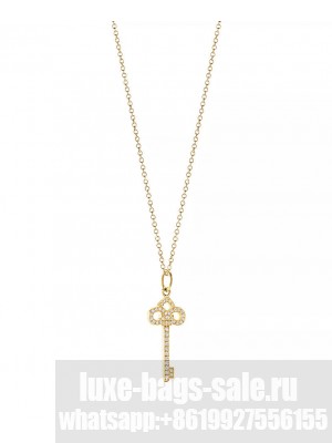 Tiffany Women's Fleur De Lis Key Golden