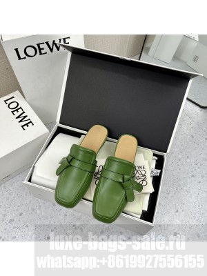 Loewe Gate Calfskin Flat Mules 02