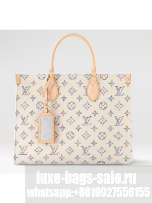 Louis Vuitton OnTheGo MM M24708 Multicolor Beige