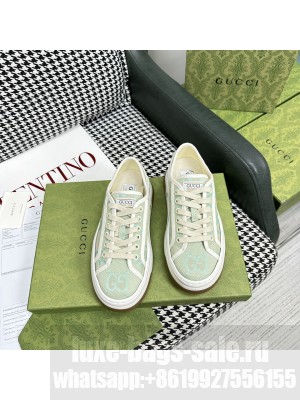 Gucci GG Embroidered Low-top Platform Sneakers 5cm 2023 06