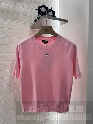 Chanel Knitted short sleeves Pink
