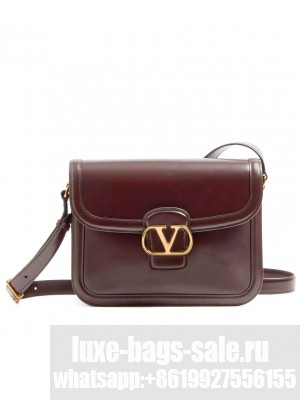 Valentino Garavani 9to5 Smooth Calfskin Shoulder Bag Mauve