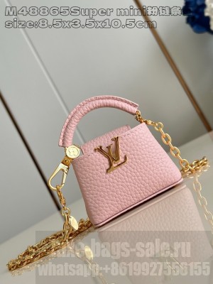 Louis Vuitton Capucines NANO M48865 pink
