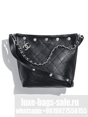 Chanel LARGE BUCKET BAG AS5406 Black