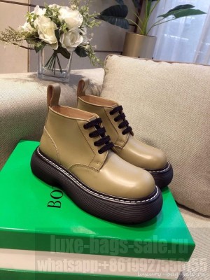 Bottega Veneta BOUNCE Lace-up ankle boots with chunky sole All spice 2021 Collection