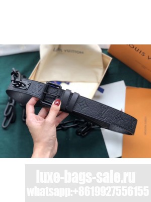 Louis Vuitton SIGNATURE 35MM BELT MP058U 2019 Black