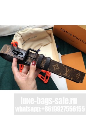 Louis Vuitton SIGNATURE 35MM BELT MP058U 2019 coffee