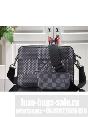 Louis Vuitton R N50017  TRIO MESSENGER Black