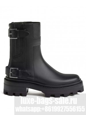 Hermes 45mm ankle boot in calfskin black