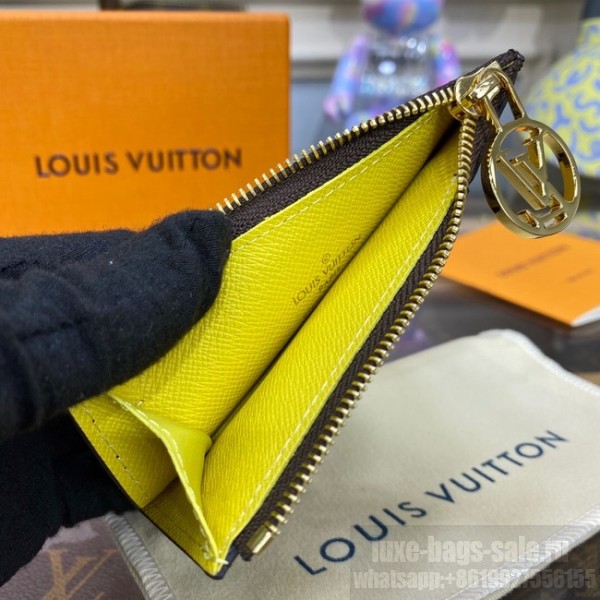 Louis Vuitton M81882 Romy Card Holder - Yellow Color