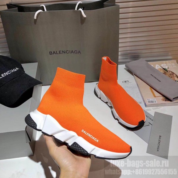 Balenciaga speed knit clearance orange